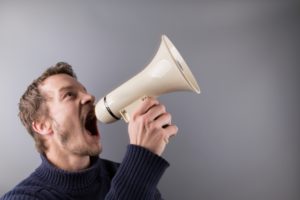 medical cannabis megaphone